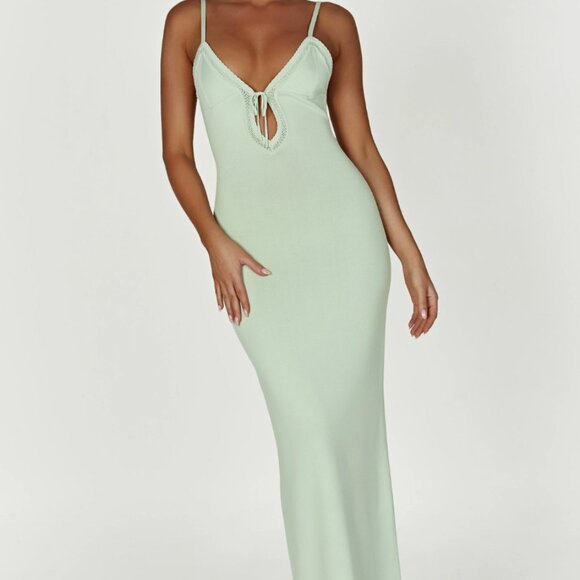 BNWT Meshki Maia Knit Maxi Dress XS - Picture 3 of 3
